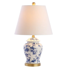 Penelope Ceramic Table Lamp - Blue and White