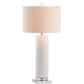 Dallas LED Table Lamp - White and Chrome