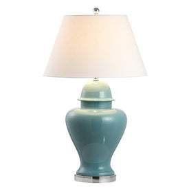 Sagwa LED Ceramic Table Lamp - Teal