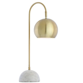 Stephen Table Lamp - Brass Gold and White
