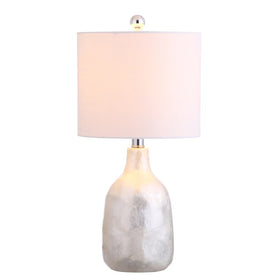 Lucille Seashell Table Lamp - Pearl White