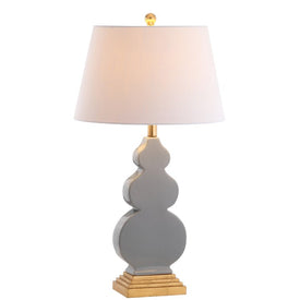 Carter Table Lamp - Gray and Gold