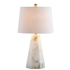 Xio Alabaster Table Lamp - White