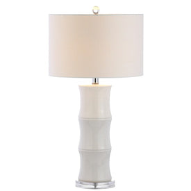 Tiki Ceramic Table Lamp - White