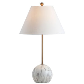 Miami Table Lamp - Gold and White