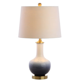 Gradient Table Lamp - White and Navy