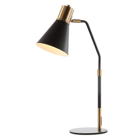 Apollo Task Lamp - Black and Brass Gold