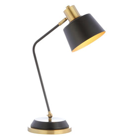 Rochelle Task Lamp - Black and Brass gold