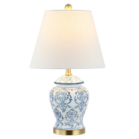 Juliana Ceramic Table Lamp - Blue and White