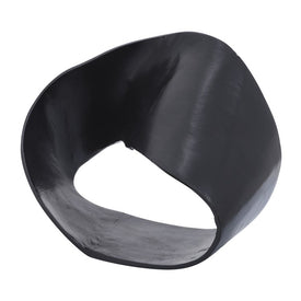 11" Metal Endless Loop Sculpture - Black