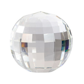 5" Faceted Crystal Orb - Clear