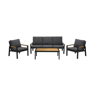 Product Image: SETODPN4BL Outdoor/Patio Furniture/Patio Conversation Sets