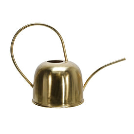 11" Metal Watering Can - Gold