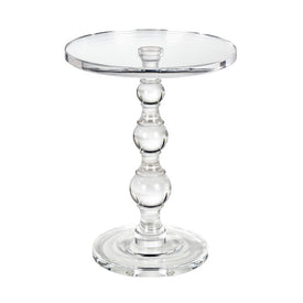 Jacobs Round Acrylic Accent Table
