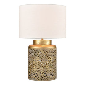 Giralda Single-Light Table Lamp - Antique Gold