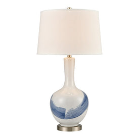 Kircubbin Single-Light Table Lamp - Blue