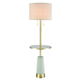 Below the Surface Two-Light Floor Lamp - Polished Concrete