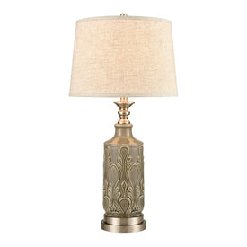 Strangford Single-Light Table Lamp - Gray