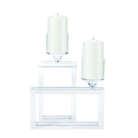 Cubic Candle Holders Set of 2
