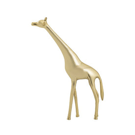 Large Brass Giraffe Sculpture