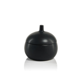 Cato Ceramic Canisters Set of 2 - Black