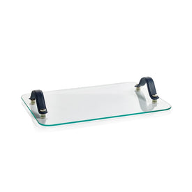 Lucena 18" Long Glass Bar Tray