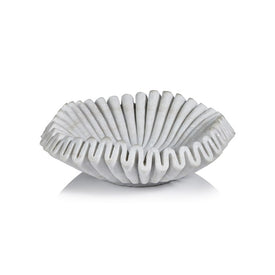 Free- Form Swirl Marble Decorative Bowl