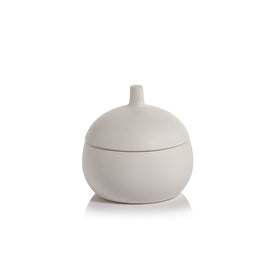 Cato Ceramic Canisters Set of 2 - White