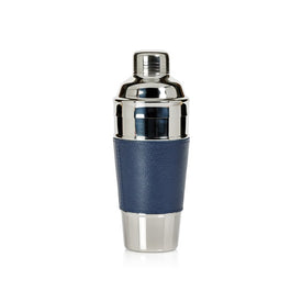 Lucena Nickel & Leather Cocktail Shaker