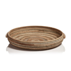 Layla Hand-Woven Rattan Serving Tray