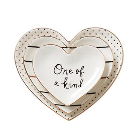 A Charmed Life Heart Catch-All Dishes Set of 3