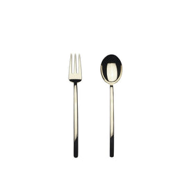 Due Champagne Two-Piece Serving Set