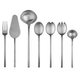 Due Ice Stainless Seven-Piece Serving Set