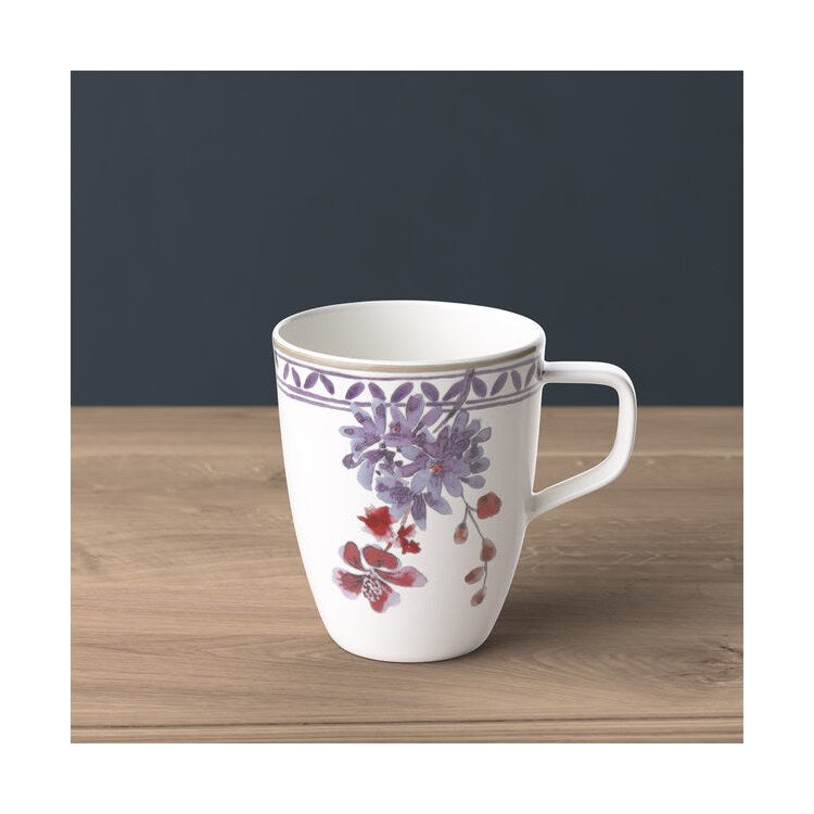 Villeroy & Boch Artesano Provencal Lavender Mug, 12.75 oz,  White/Multicolored