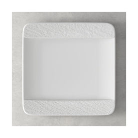 Manufacture Rock Blanc Dinner Plate Square