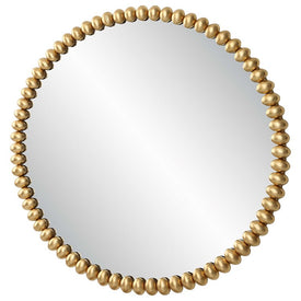 Byzantine Round Wall Mirror - Gold