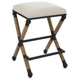 Firth Rustic Counter Stool - Oatmeal