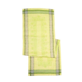 Cleopatra 20" x 68" Table Runner - Chartreuse, Rose, and Pale Lavender