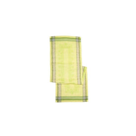 Cleopatra 20" x 68" Table Runner - Chartreuse, Green, Gray