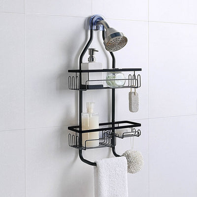 Product Image: HL-SHOWER-BLACK-M Storage & Organization/Bathroom Storage/Shower Caddies & Organizers
