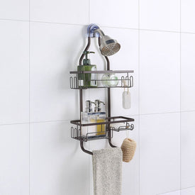 Hanging Shower Head Caddy Organizer - Oil Rubbed Bronze