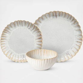 Mallorca Three-Piece Dinnerware Place Setting with Cereal Bowls