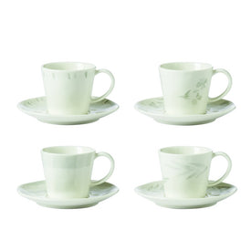 Oyster Bay Eight-Piece Espresso Cup & Saucer Set