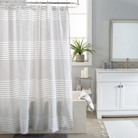 Harmony Shower Curtain/Eva Shower Curtain Liner/Annex Chrome Shower Hooks Set