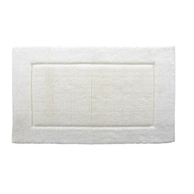 Prima 21" x 34" Super-Soft Cotton Bath Mat - Creme