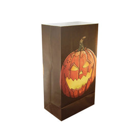 Halloween Jack-O'-Lantern Paper Luminaria Bags Set of 24