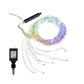 Electric Multi-Strand LED Fairy String Lights - Multi-Color