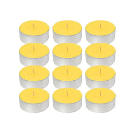 Extra-Large Citronella Tealight Candles Set of 12