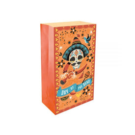 Halloween Day of the Dead Paper Luminaria Bags Set of 24