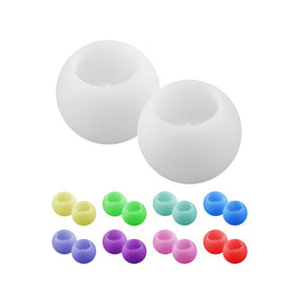 Battery-Operated Color-Changing Wax LED Candles Set of 2